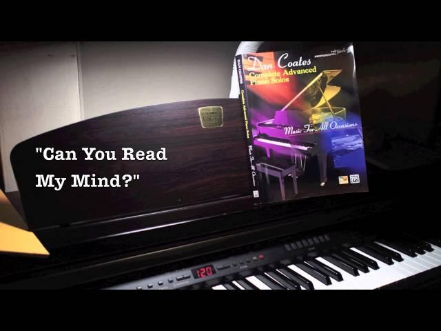 "Can You Read My Mind?" John Williams (arr. Dan Coates) - solo piano