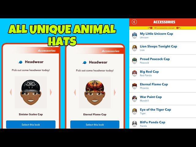 HOW TO GET ALL 13 UNIQUE ANIMAL HATS IN BITLIFE | Cap-ybara achievement | Zoo expansion pack