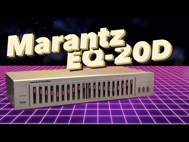 Marantz EQ-20D Vintage Graphic Equalizer From 1982 Audio Enhancer