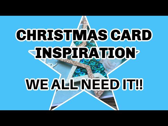 SIMPLE CHRISTMAS CARD INSPIRATION!!
