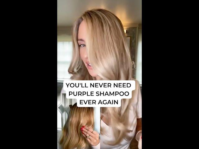 Say Goodbye to Purple Shampoo | Blonde Hair Remedies | Shorts