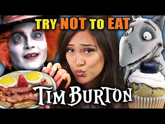 Try Not To Eat - Tim Burton Movies (Scissorhand Skewers, The Breakfast Machine, Cherry Muffins)