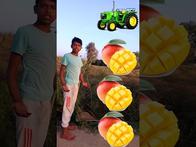 Rotating Wheel to tractor and mango, JCB, roller, bulldozer- funny magic VFX #shorts #newvideo