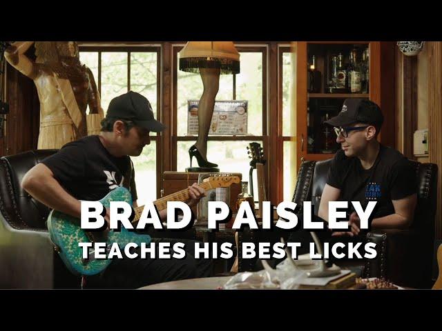 A guitar lesson with Brad Paisley on his best licks | The Zak Kuhn Show