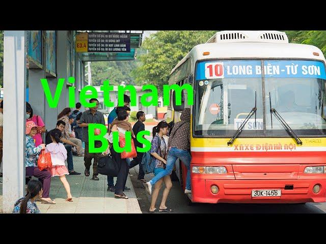 Public Transportation in Hanoi, Vietnam - Riding the Bus