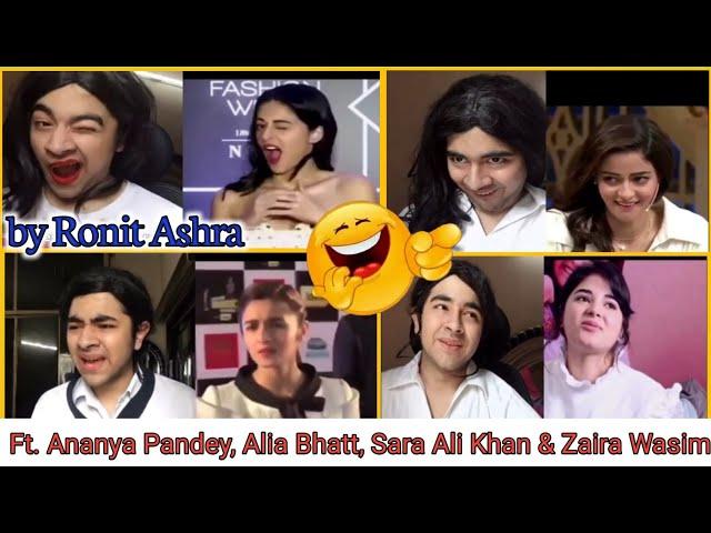 Ananya Pandey and Sara Ali Khan Memes By Ronit Ashra | Bollywood Memes | Ronit Ashra