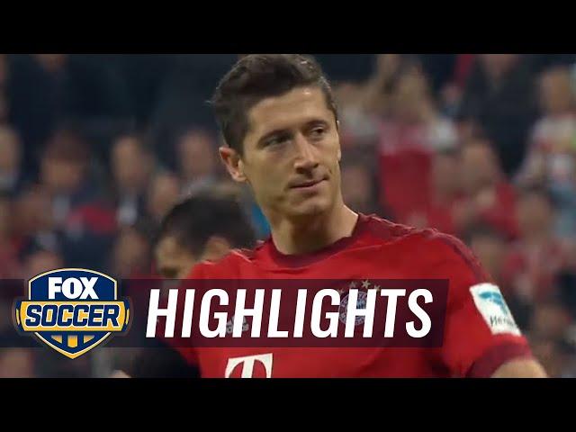 Robert Lewandowski vs. Wolfsburg: All Touches - 2015–16 Bundesliga Highlights | FOX SOCCER