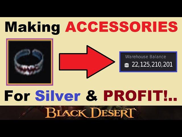 Enhancing *ACCESSORIES* for Silver & ~PROFIT!~.. (Detailed Step-by-Step Guide).. Black Desert Online