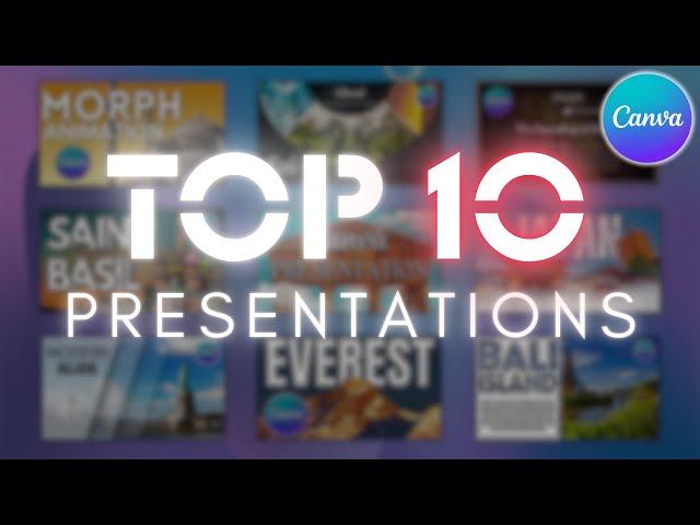 Top 10 Canva Presentations Designs You Need to See!