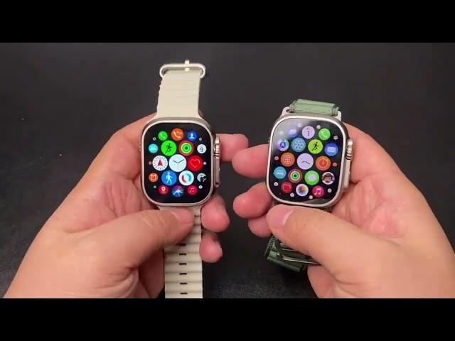 REAL vs FAKE: Apple Watch Ultra VS H11 Ultra Plus ! Both Look Similar!!