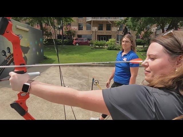 KARK 4 Today taking aim at Olympic sports with a game of archery