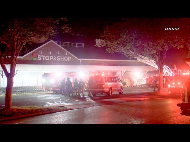 Fire Inside Southampton Stop & Shop #hamptons #fireservice #firevideo