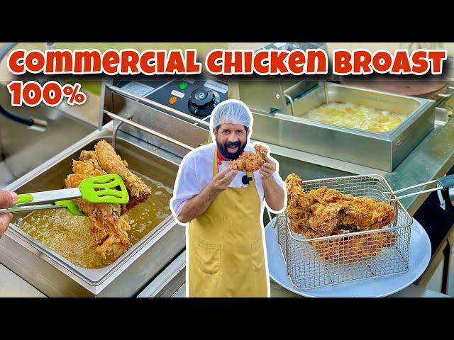 10 Minutes Chicken Broast Recipe - Crispy Fried Chicken - Juicy Chicken Fry - BaBa Food RRC