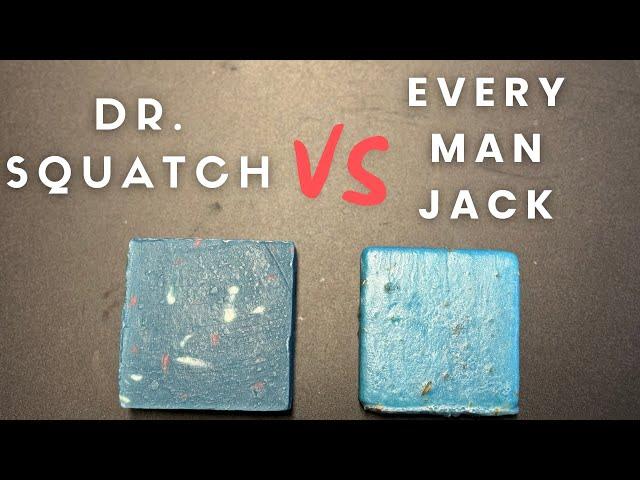 Dr. Squatch vs Every Man Jack - Natural Soap face-off. #drsquatch #everymanjack