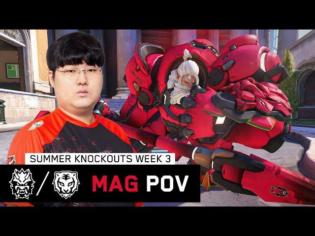 MAG REINHARDT POV COLOSSEO | Summer Knockouts VS Dynasty | Overwatch League 2023