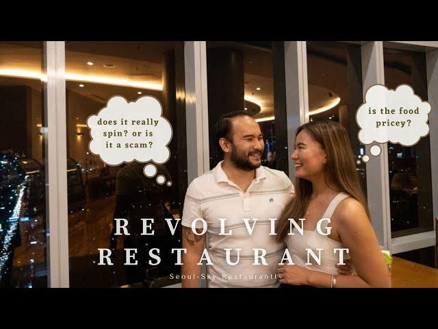 REVOLVING RESTAURANT | Breathtaking View | Seoul-Sky Restaurant