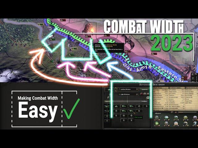 HOI4 Combat Width Tutorial Guide - You WILL Get It