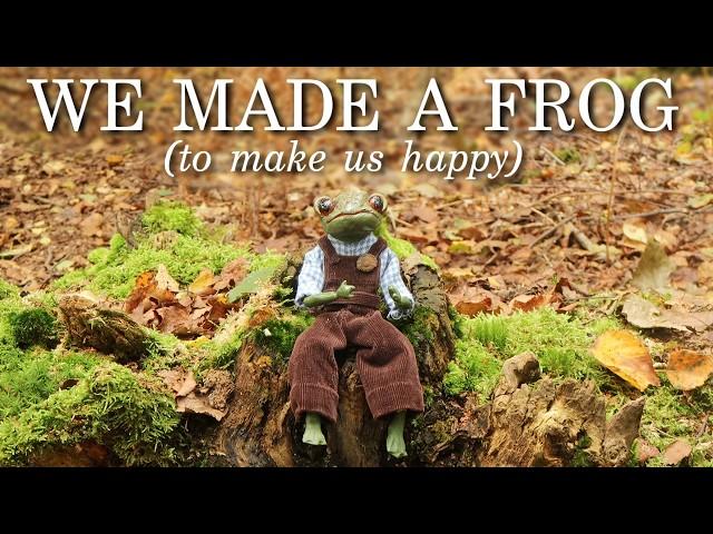 Crafting A Frog Because It Makes Us Happy! A Calming Cosy Autumnal Make