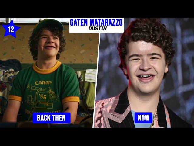 Stranger things Cast Then and now