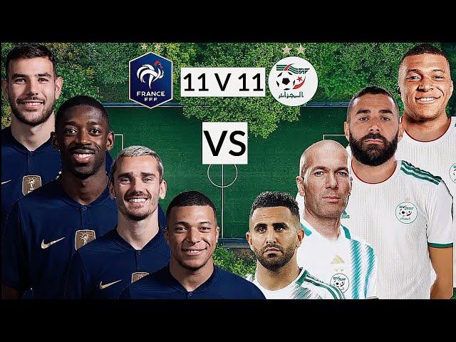 Algeria Nationality Players   France 2023   ( Zidane, Mbappe, Mahrez, Benzema, Griezmann )