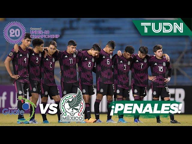 ¡México cae con Guatemala! Tanda de penales completa | Guatemala 1-1 México | CONCACAF Sub 20 | TUDN