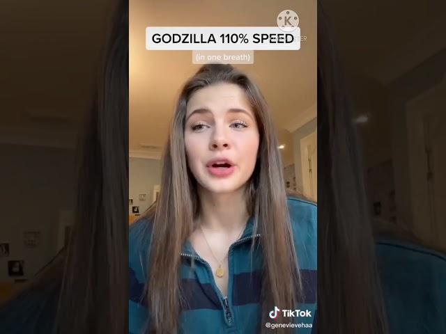 Godzilla Challenge (One Breath) TikTok COMPILATION