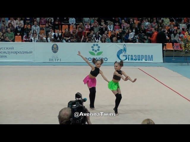 Dina and Arina Averina (2010) Exhibition | GRAND PRIX · MOSCOW (RUSSIA) | @AverinaTwins