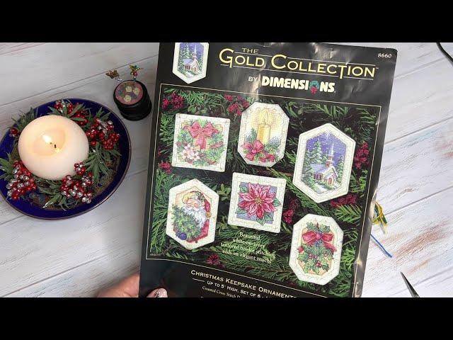 "Christmas Keepsake Ornaments"  Dimensions Gold Collections 8660  Вышивка крестиком
