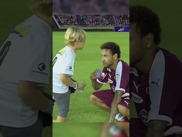 Neymar and his son 