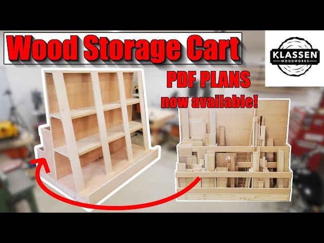 Mobile Wood Storage Cart | 5' x 3'