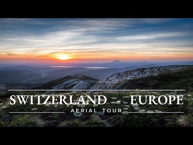 Drone Footage - Bird's Eye View of Switzerland, Europe - Beautiful Switzerland