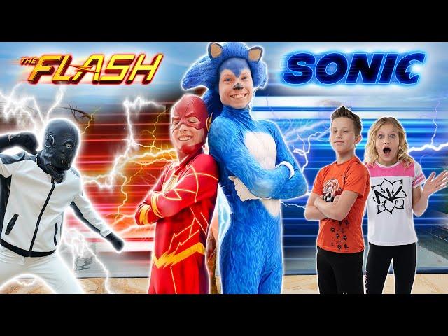 SONIC The Hedgehog VS The FLASH!