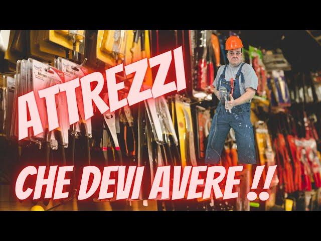5 ATTREZZI PER IL FAI DA TE DA AVERE ASSOLUTAMENTE!