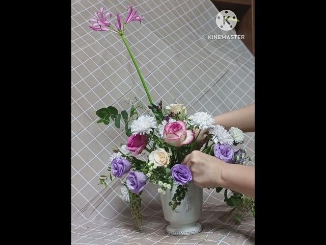 1분 꽃꽂이~