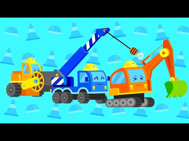 Construction Vehicles Song | 인기동요 | 영어동요 | 중장비 친구들