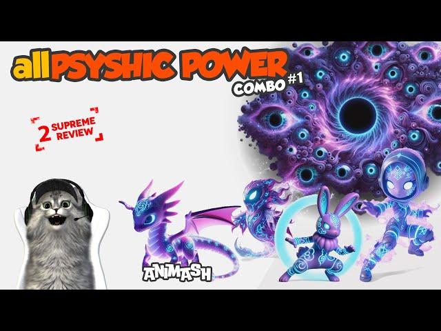 PSYCHIC POWER animash gameplay supreme merge animal, update pack new set animal