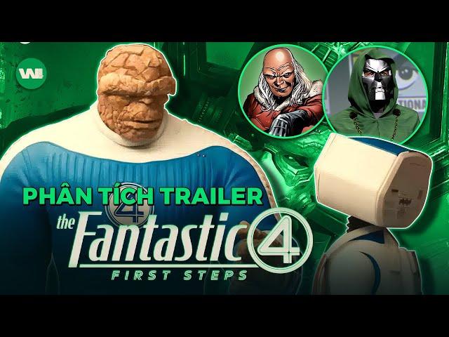 PHÂN TÍCH TEASER TRAILER THE FANTASTIC FOUR: FIRST STEPS