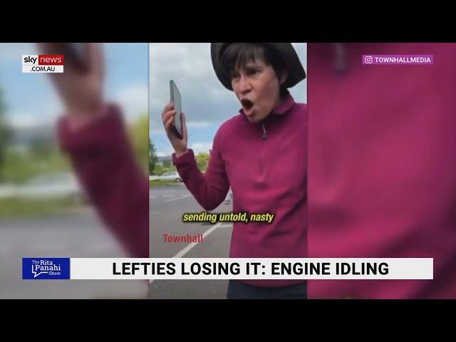 Woman accuses man in electric car of 'polluting' the air: 'Lefties Losing It'