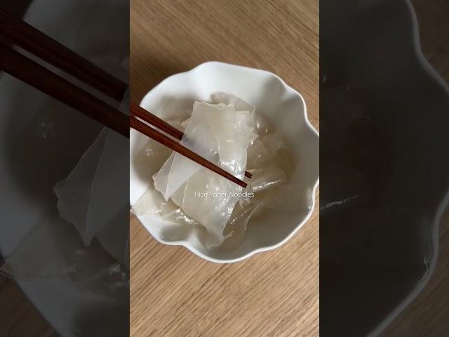 VIRAL Rice Paper Noodles #ricepaper #noodles #yummy #asianfood #viral