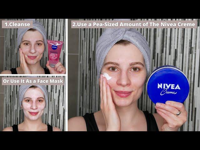 How to Use Nivea Cream on Face, Body And as a Face Mask