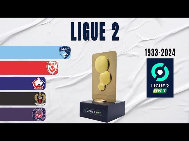 Ligue 2 All Winners (1933-2024) | 2nd Tier France Football