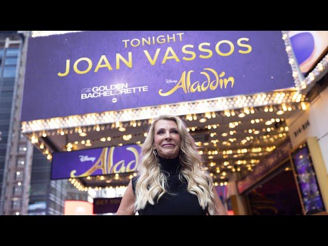 The Golden Bachelorette Joan Vassos Makes Her Broadway Debut in ALADDIN.