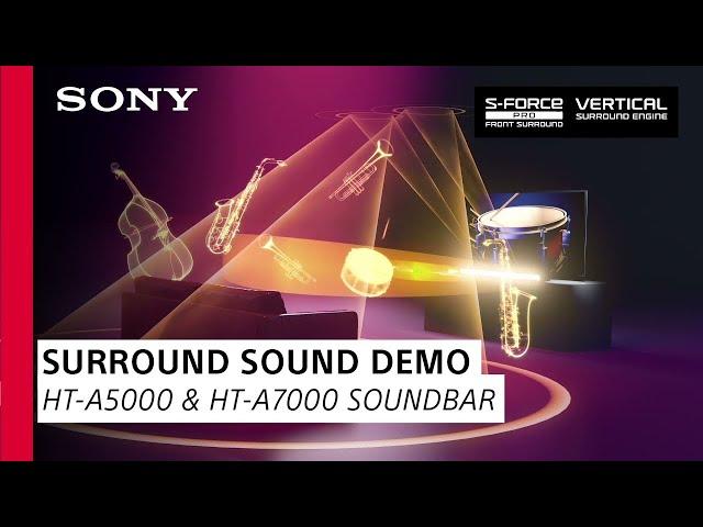 Virtual Surround Sound Demo for the HT-A5000 and HT-A7000 Soundbar | Sony