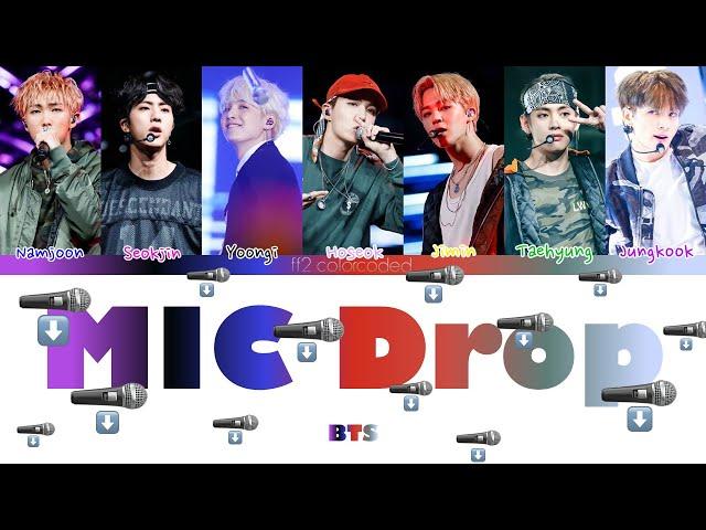 BTS (방탄소년단) - MIC DROP (ColorCoded Lyrics|ПЕРЕВОД НА РУССКИЙ|КИРИЛЛИЗАЦИЯ) FF2COLORCODED