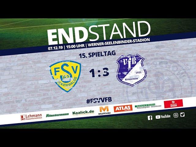 Die Tore aus dem Spiel FSV Luckenwalde vs. VfB 1921 Krieschow