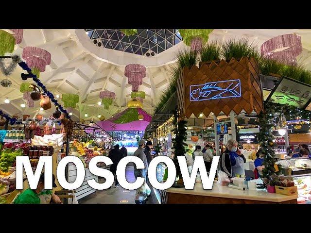 【4K】Walking Moscow. Danilovskaya market