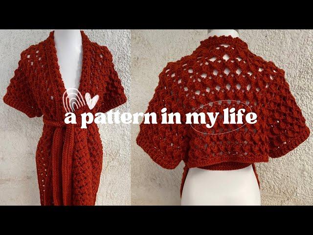 How to Crochet a Poncho #1 EXCLUSIVE DESIGN  TheCrochetShop by Nanno