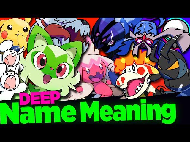 EVERY Gen 9 Pokemon Name EXPLAINED!  Pokémon Scarlet and Violet