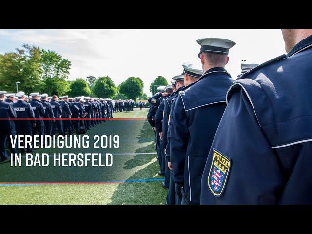 Vereidigung 2019 - Polizei Hessen