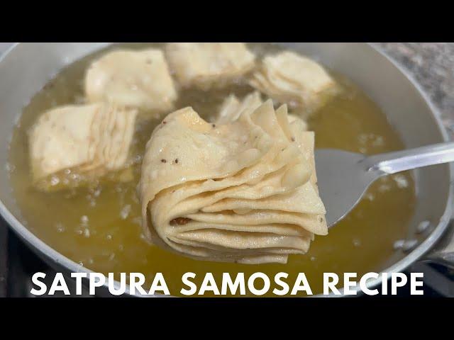 Satpura Samosa Recipe | Japani Samosa | Amitsari Satpura Samosa By Bhargain Ka Chef | Samosa Recipe